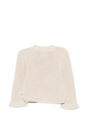 beige cotton cardigan DOUUOD KIDS | DY9000X0011870